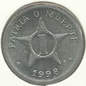 1 Centavo ("I"- PATRIA O MUERTE, shield varieties)