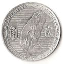 2 Jiǎo (2/10 Yuan) - Map of Taiwan