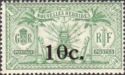 As No. 47 with Imprint of the New Value (French) - New HEBRI