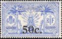 As No. 39 with Imprint of the New Value (French) - New HEBRI