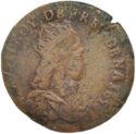 1 Liard (Louis XIV - G - Poitiers, Châtellerault ••)