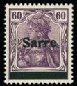 Germania, overprint 'Sarre'