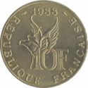 10 Francs (100th Birth anniversary of aviator Roland Garros)