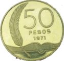 50 Pesos (100th Birth of essayist José Enrique Rodó)