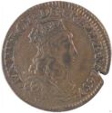 1 Liard (Louis XIV - Essai double face - Corbeil)