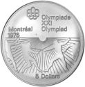 5 Dollars (XXI Summer Olympic Games 1976 Montreal - Fencing - Series VI)