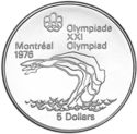 5 Dollars (XXI Summer Olympic Games 1976 Montreal - Diving - Series V)