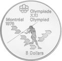 5 Dollars (XXI Summer Olympic Games 1976 Montreal - Javelin - Series IV)