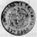 50 Centavos (Bolívar by Pietro Tenerani)
