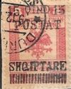 Austrian stamps surcharged & overprinted with vertical bars