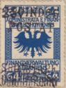 Austrian stamps surcharged & overprinted with vertical bars