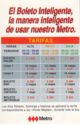 Metro Tarifs