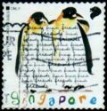 Greetings Stamps- Two penguins