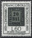 Romagna 20b. Stamp of 1859