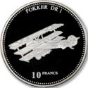 10 Francs (Fokker DR 1)
