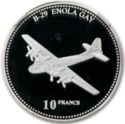 10 Francs (B-29 Enola Gay)