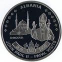 10 Francs (58th Papal Visit - Albania)