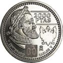 2,000 Pesetas (5th Centenarial of king Charles V)