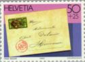 Letter with Geneva Stamps
