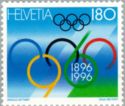 Olympic Rings with the Number "96"