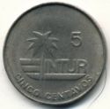 5 Centavos (Thin "5")
