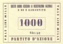 1,000 Lire