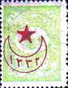 overprint on External post stamps 1901