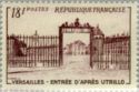 Entrance to the castle of Versailles by Maurice Utrillo