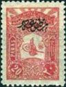 Newspapers stamp - Tughra of Abdul Hamid II