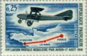 First Regular Air Mail Service Paris - Le Mans - St. Nazaire