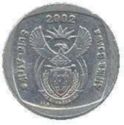 1 Rand (Suid-Afrika, Afrika Borwa - Afrikaans & Sotho legend)