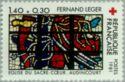 Stained glass window of the Church of Audincourt (Fernand Le