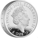 5 Pounds (The Queen's Reign Honours and Investitures - Silver Piedfort)