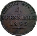 4 Pfennig (1/90 Thaler - A or C)