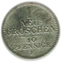 1 Neu Groschen (10 Pfennige - G or F)