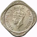 ½ Anna (2 Paise, 1/32 Rupee)