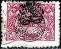 Overprint on Ottoman Empire stamp
