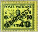 Papal Coat of Arms overprinted