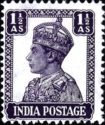 King George VI wearing Imperial Crown of India