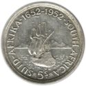 5 Shillings (300th Anniversary founding of Capetown)