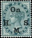 Queen Victoria (1819-1901) - Overprint "On H.M.S."