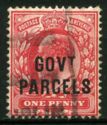 King Edward VII - Overprint - GOVT PARCELS
