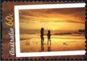 Children on Beach at Sunset