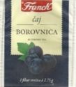 čaj Borovnica, fs ®, bs 2 white signs