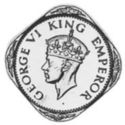 ½ Anna (2 Paise, 1/32 Rupee)