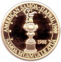 1 Dollar (One Dollar - America's Cup) Reeded