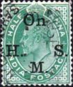 King Edward VII - Overprint "On H.M.S."