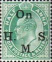 King Edward VII - Overprint "On H.M.S."