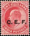 King Edward VII - Overprint "C.E.F."