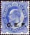 King Edward VII - Overprint "C.E.F."